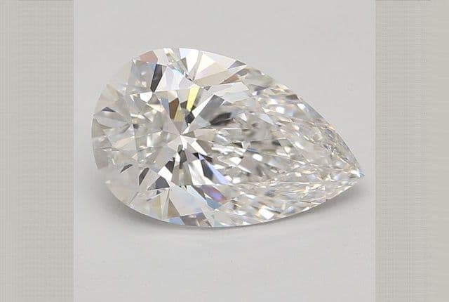 5.47ct | Pear | F | VS2 | Ideal