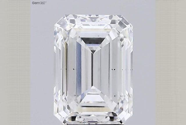 3.66ct | Emerald | F | SI1 | Very Good