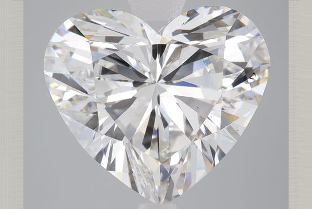 6.28ct | Heart | F | SI1 | Ideal