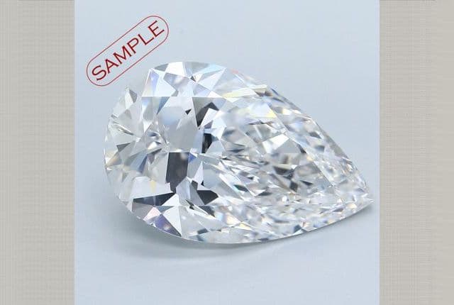 3.17ct | Pear | J | VVS2 | Ideal