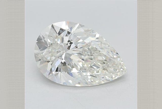 4.97ct | Pear | H | FL | Ideal