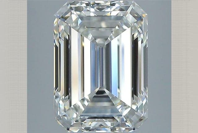 2.57ct | Emerald | H | VVS1 | Excellent