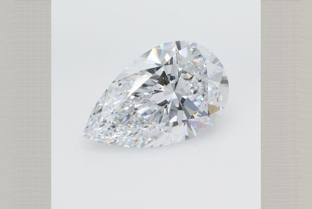 6.4ct | Pear | E | VVS1 | Ideal