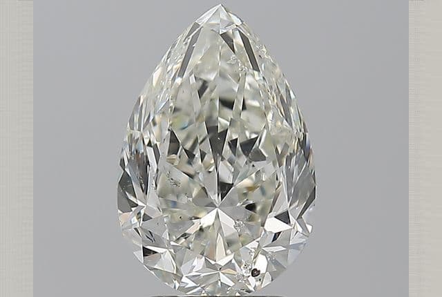 GIA | 3ct | Pear | J | SI2 | Good