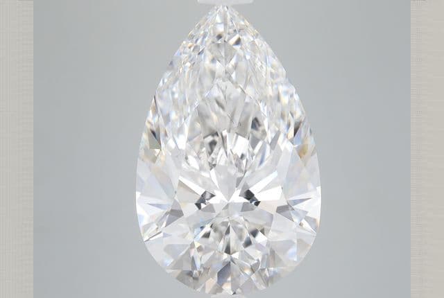 8.2ct | Pear | F | VS2 | Ideal