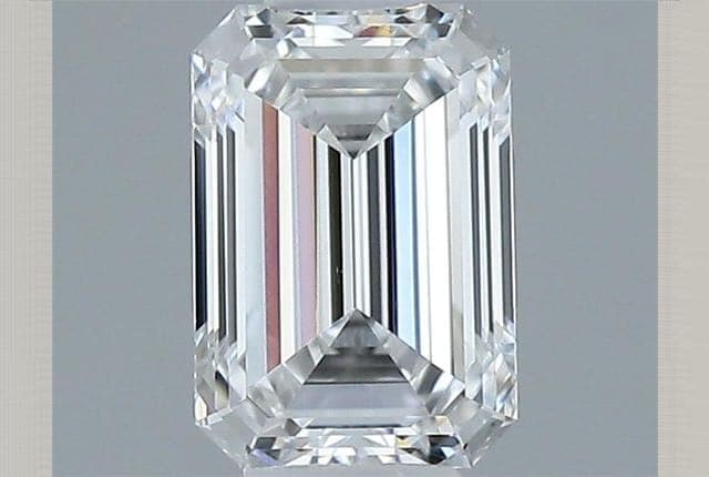 0.46ct | Emerald | D | VVS2 | Excellent