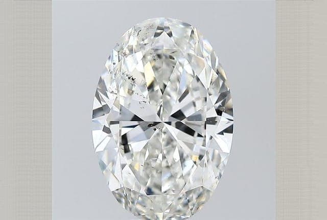 GIA | 4ct | Oval | H | SI2 | Very Good
