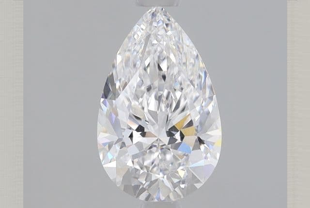 0.95ct | Pear | D | VS1 | Excellent