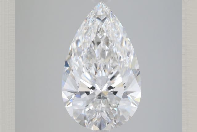 IGI | 3.62ct | Pear | F | SI1 | Ideal