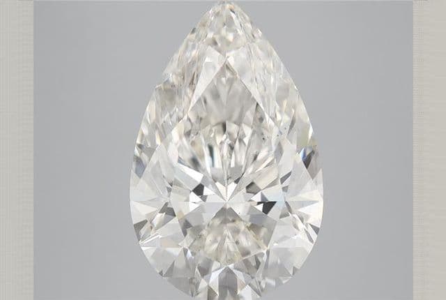 4.17ct | Pear | H | VS2 | Ideal