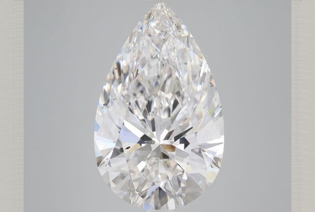 6.84ct | Pear | F | SI1 | Ideal