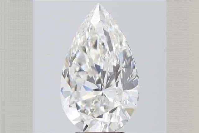 5.74ct | Pear | H | VS2 | Ideal
