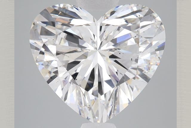 4.43ct | Heart | F | SI1 | Ideal