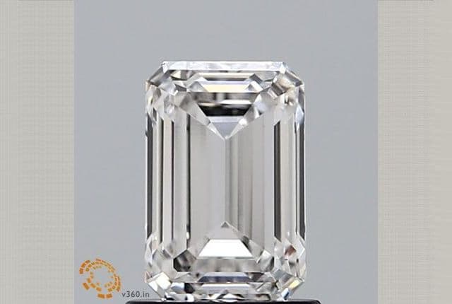 IGI | 1.28ct | Emerald | F | VVS2 | Ideal