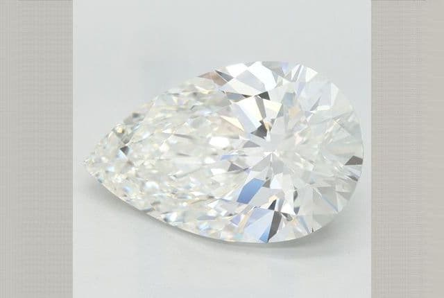 3.66ct | Pear | F | IF | Excellent
