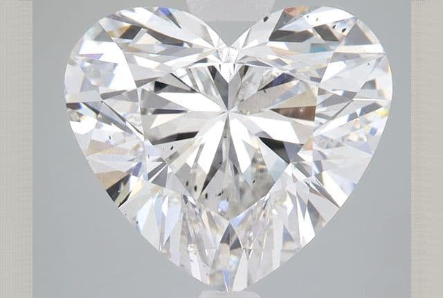 4.29ct | Heart | F | SI1 | Ideal