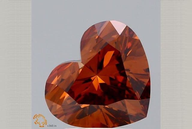 IGI | 3ct | Heart | FANCY | VVS2 | Excellent