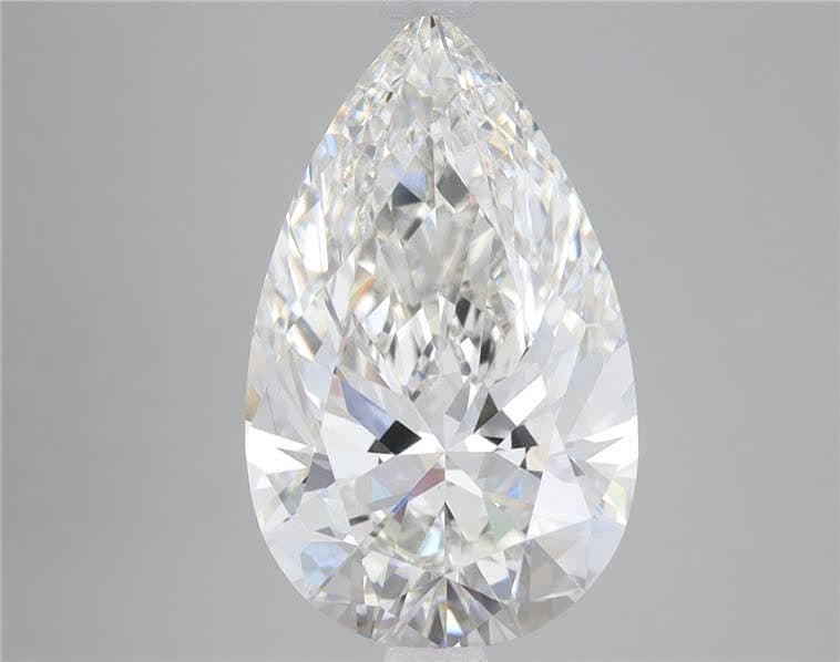 4.68ct | Pear | H | VS1 | Excellent