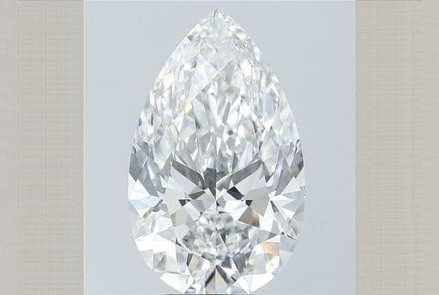 5.27ct | Pear | F | VVS2 | Excellent