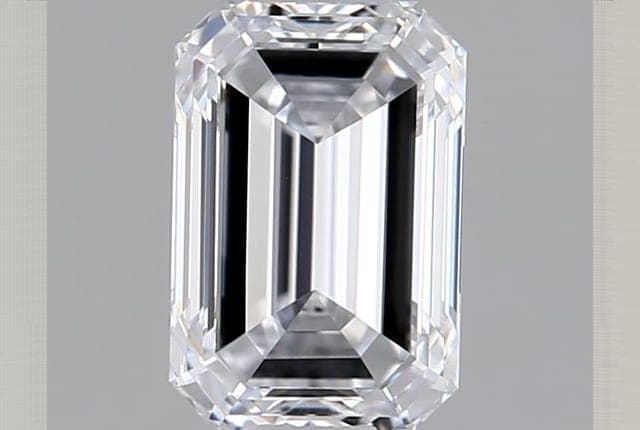 0.85ct | Emerald | D | IF | Ideal