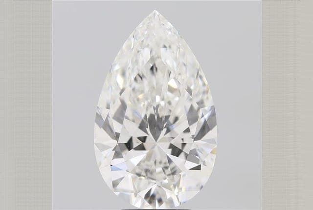IGI | 5.3ct | Pear | F | VVS2 | Excellent
