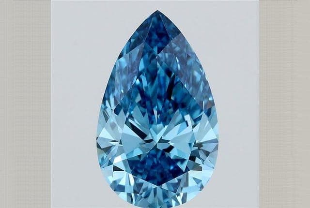 5.5ct | Pear | FANCY | VVS2 | Excellent