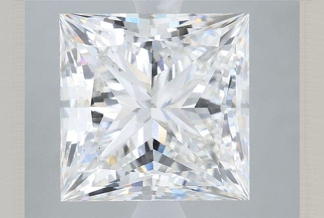 4.36ct | Princess | F | VS2 | Ideal
