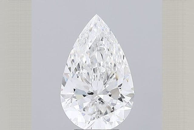 3.96ct | Pear | E | VS1 | Ideal