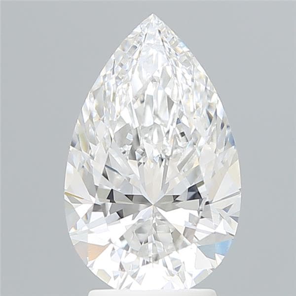 IGI | 3.4ct | Pear | E | VVS2 | Very Good