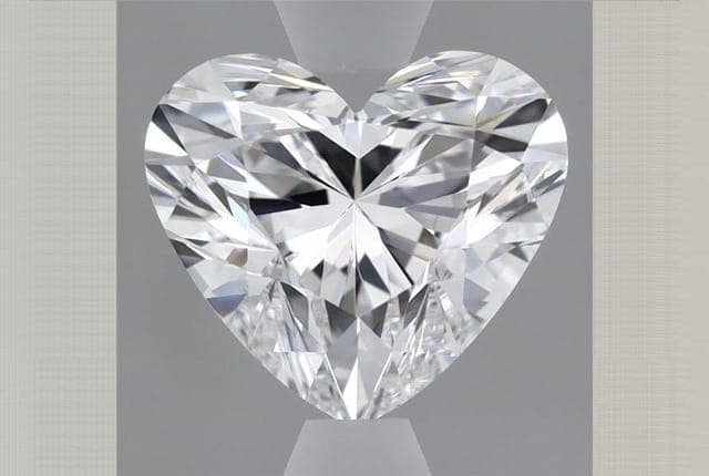0.95ct | Heart | D | VVS2 | Excellent