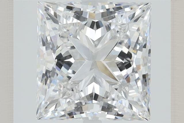 IGI | 3.41ct | Princess | D | VVS2 | Ideal