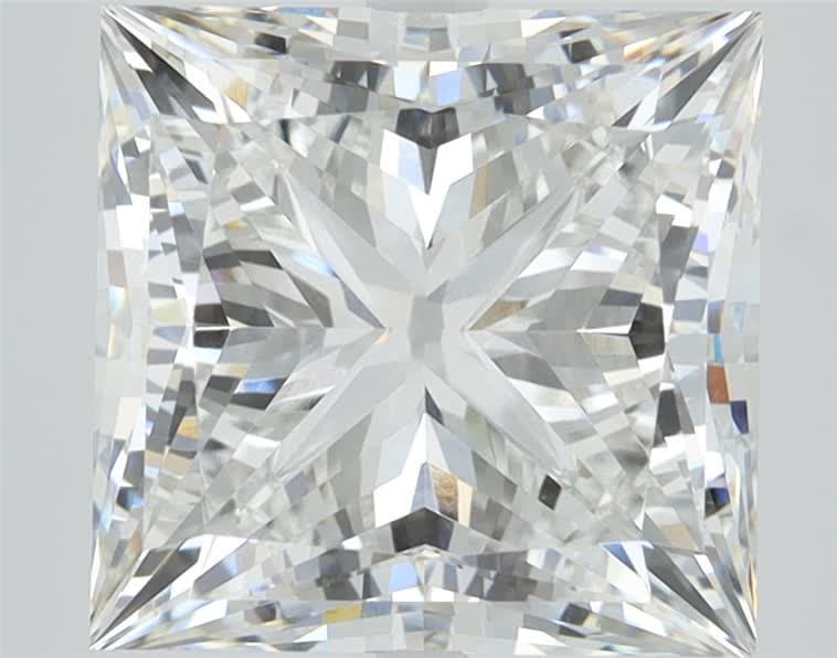 IGI | 5.52ct | Princess | F | VVS2 | Ideal