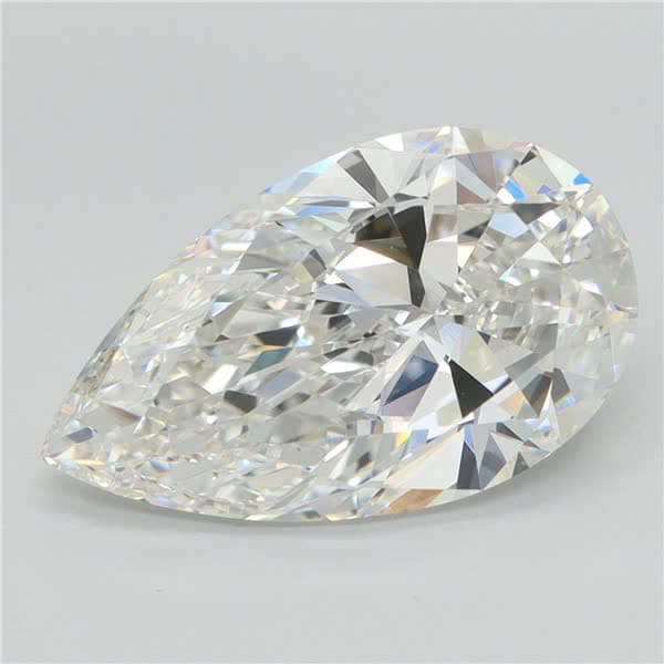 3.97ct | Pear | F | VVS2 | Ideal