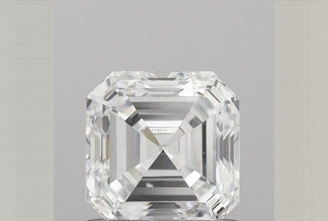 0.77ct | Asscher | D | VVS2 | Ideal