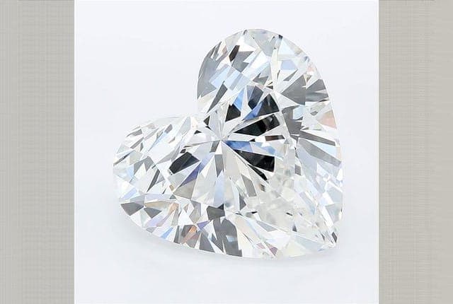 8.53ct | Heart | F | VVS2 | Ideal