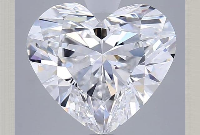 3.52ct | Heart | D | VVS2 | Ideal