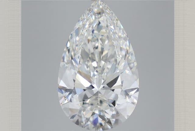 7.28ct | Pear | F | VVS2 | Ideal