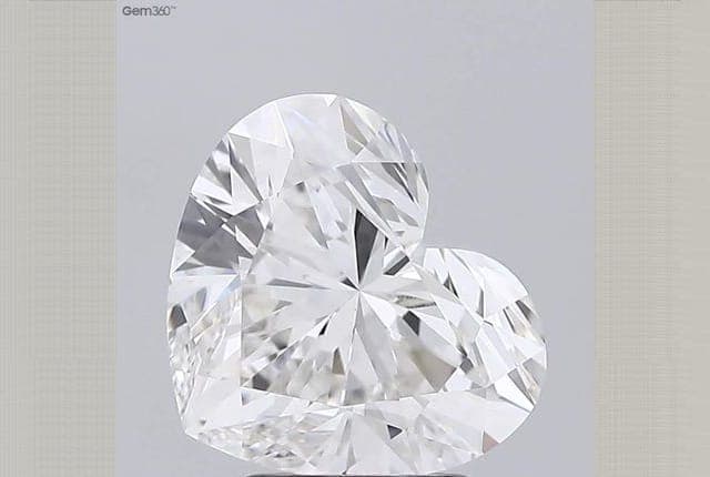 IGI | 3.18ct | Heart | F | VVS2 | Ideal