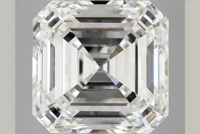 10.18ct | Asscher | F | VVS2 | Ideal