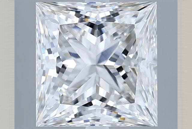 6.01ct | Princess | F | VVS2 | Ideal