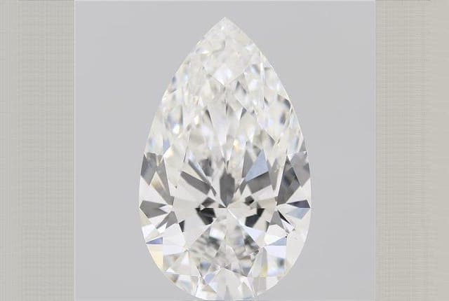IGI | 5.1ct | Pear | E | VVS2 | Excellent