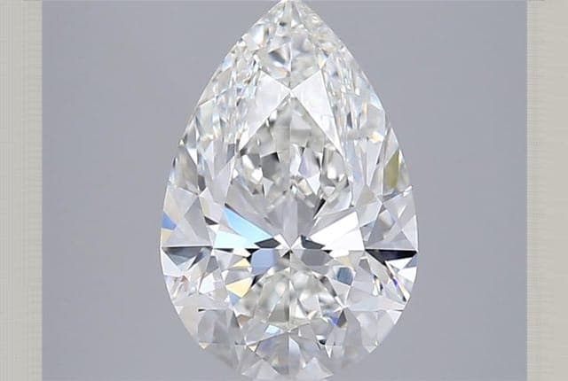 IGI | 2.3ct | Pear | F | VVS1 | Ideal