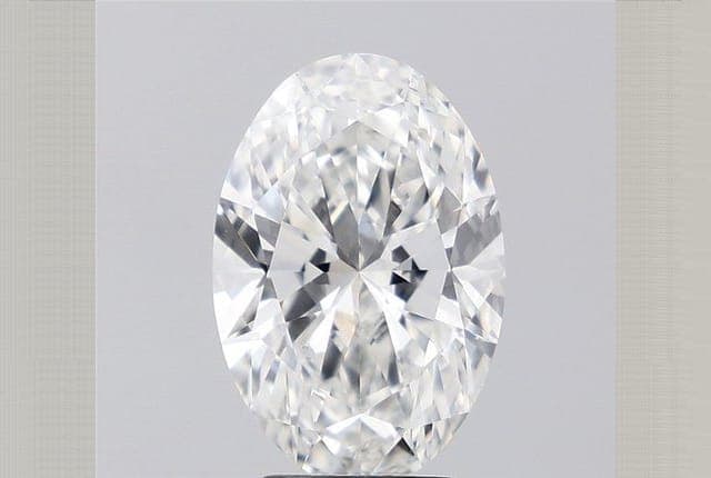 3.87ct | Oval | F | VVS2 | Excellent