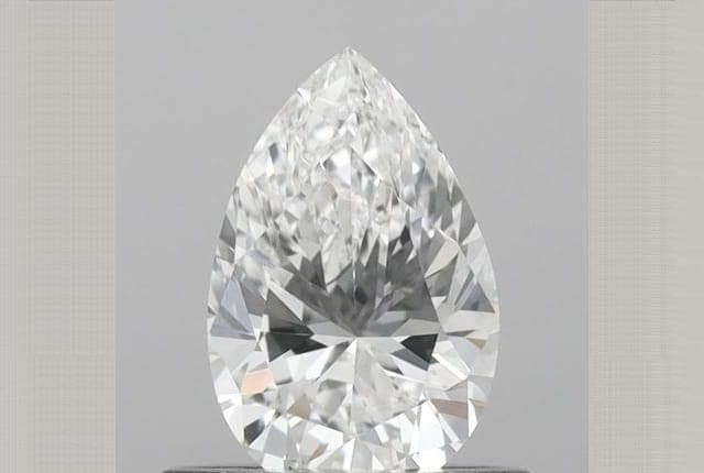 IGI | 0.61ct | Pear | D | VVS2 | Ideal