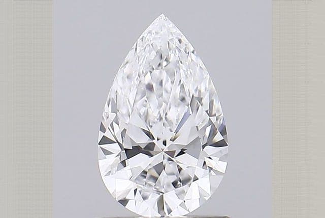 0.85ct | Pear | D | VVS2 | Ideal