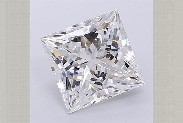 IGI | 3.45ct | Princess | D | VVS2 | Ideal