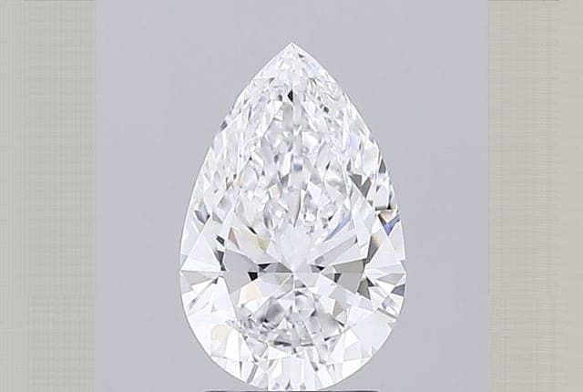 2ct | Pear | D | VVS1 | Excellent