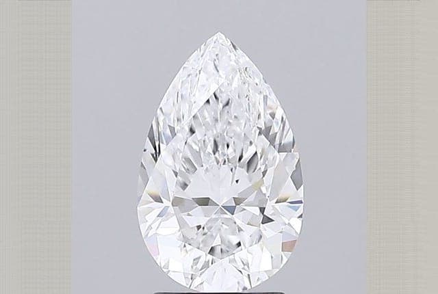 2.08ct | Pear | D | VVS2 | Excellent