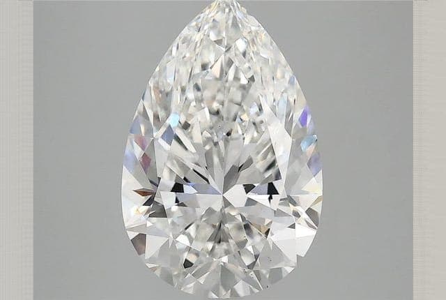 IGI | 4.1ct | Pear | E | VS2 | Excellent