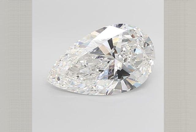 9.65ct | Pear | F | VVS2 | Ideal